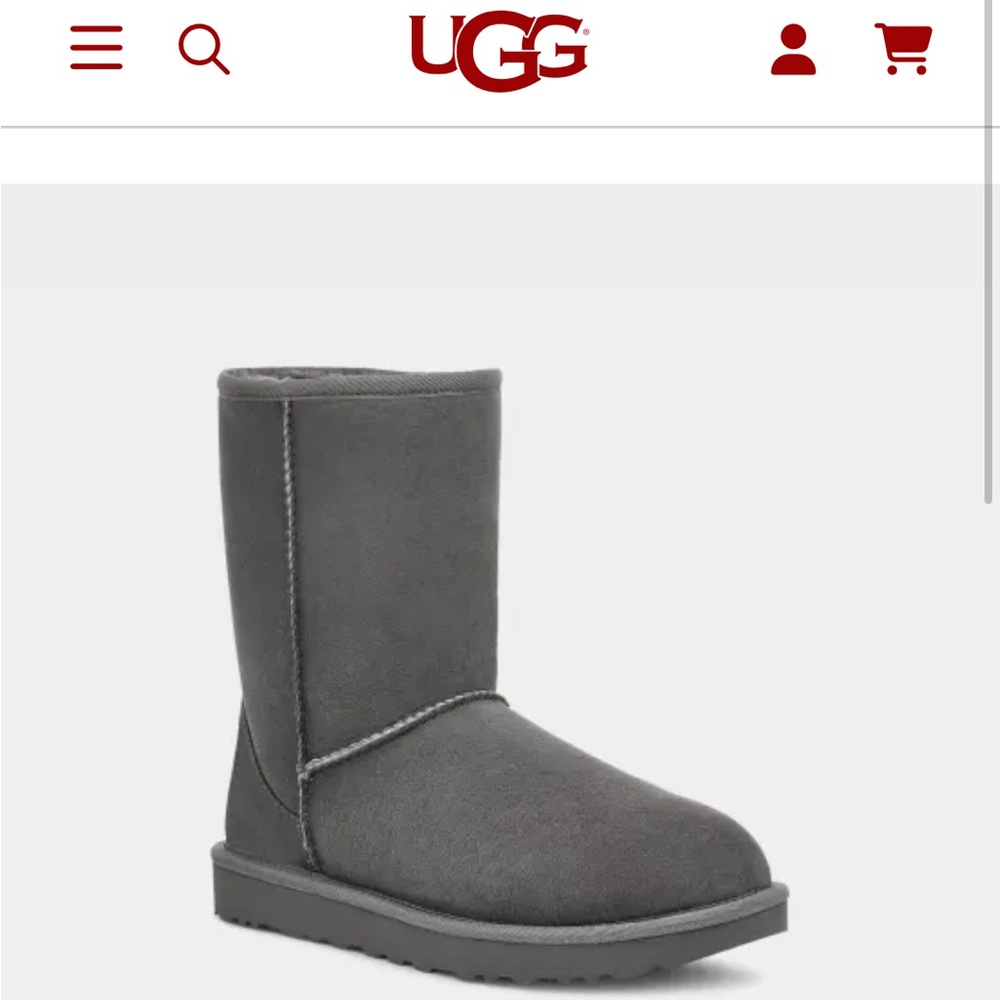 EUC Gray Short Uggs size 9
